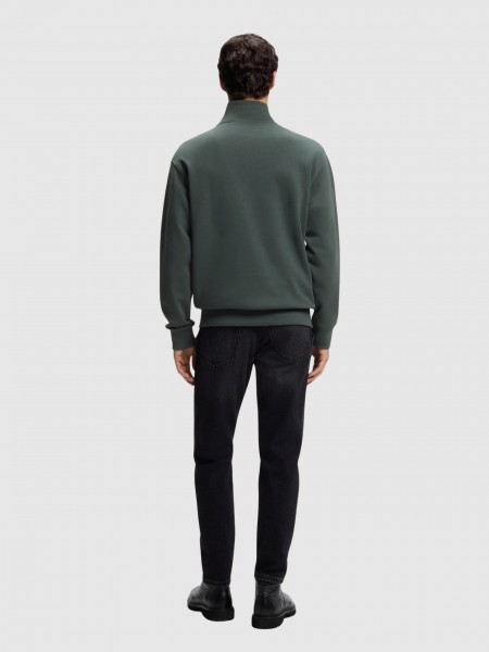 Sueter Hombre Verde Boss