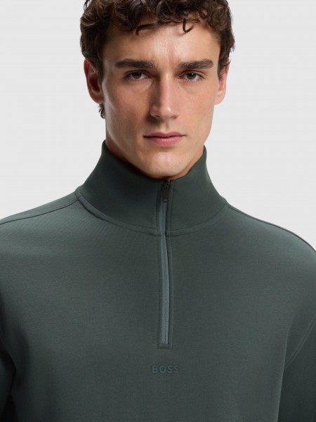 Sueter Hombre Verde Boss