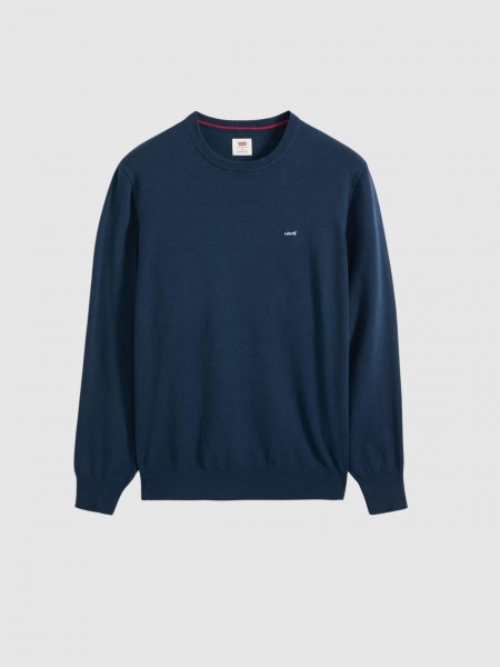 Pullover Man Navy Blue Levis