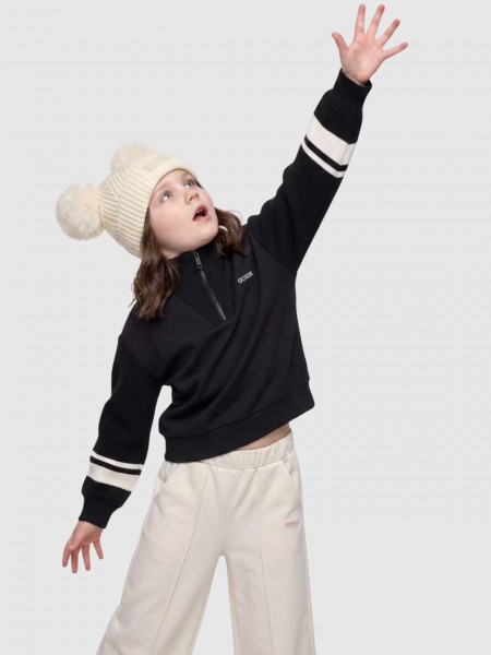 Gorro Ni�a Crema Guess