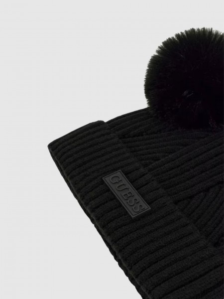 Gorro Niña Negro Guess Gorro Niña Negro Guess
