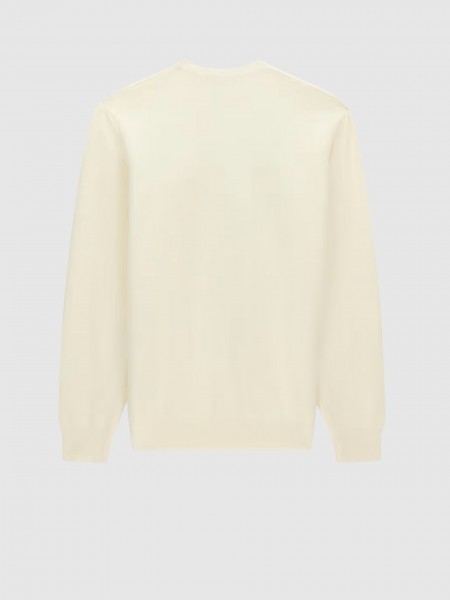 Pullover Man Cream Guess Pullover Man Cream Guess