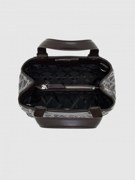 Mala Armani Exchange Mulher Liz Patent Tote S