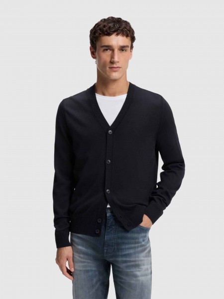 Chaqueta Hombre Azul Marino Boss