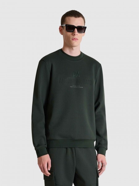 Sweatshirt Man Green Antony Morato