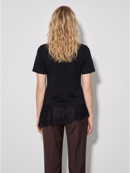 Camiseta Mujer Negro Vero Moda Camiseta Mujer Negro Vero Moda