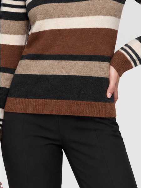 Camisola Vero Moda Mulher Vmplaza Ls Block Pullover Ga Boo
