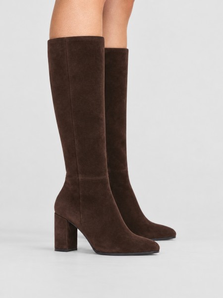 Botas Mujer Casta�o Oscuro Guess