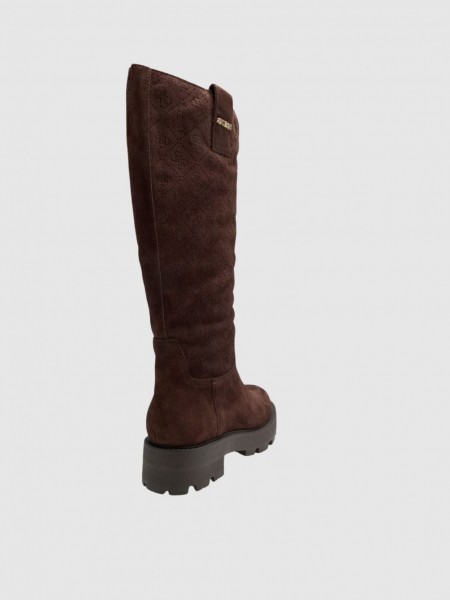 Botas Mujer Castaño Oscuro Guess Botas Mujer Castaño Oscuro Guess