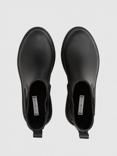 Botas Mujer Negro Tommy Jeans