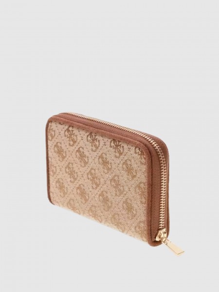Carteira Guess Mulher Samantha Slg Med Zip Around