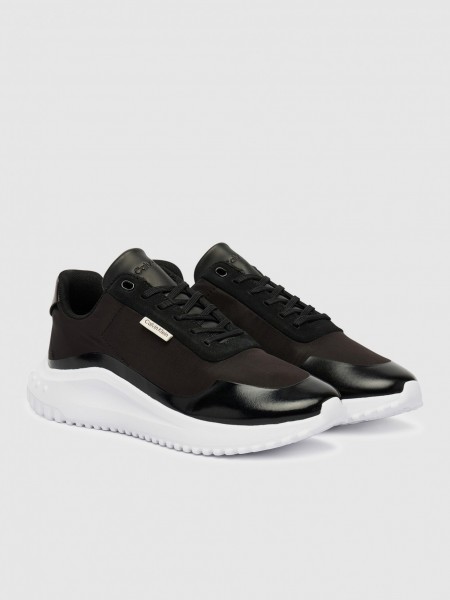 Sapatilha Calvin Klein Mulher Eva Runner Lace Up Mat Mix