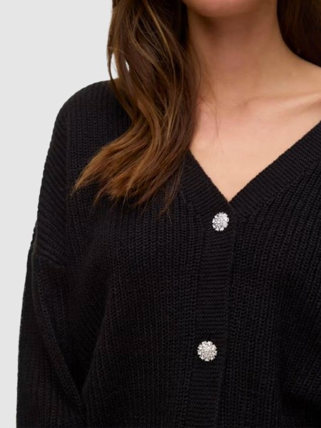 Casaco Vero Moda Mulher Vmlealight Ls V-Neck Jewel Cardigan Noos