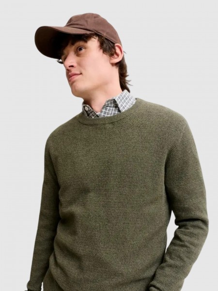 Pullover Man Green Jack & Jones