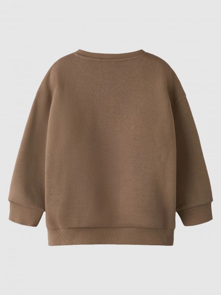 Sweatshirt Name It Menino Nmnriley Ls Rlx Sweat Bru Noos