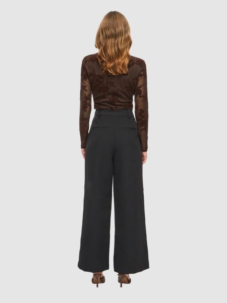 Pantalones Mujer Negro Vila