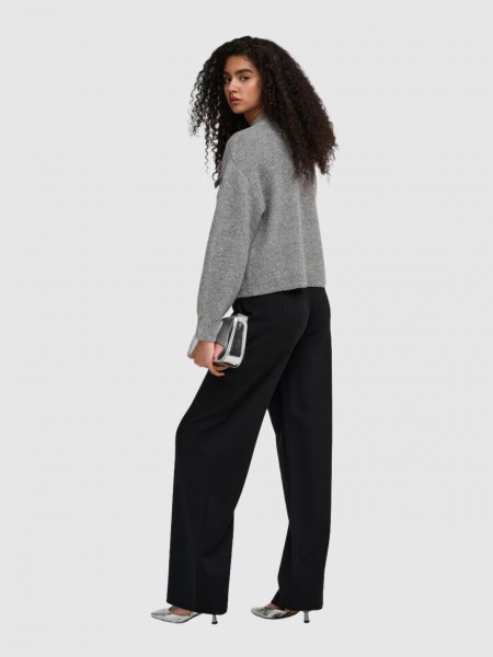 Pullover Woman Grey Only Pullover Woman Grey Only