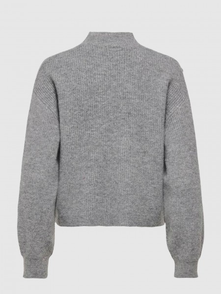 Pullover Woman Grey Only Pullover Woman Grey Only