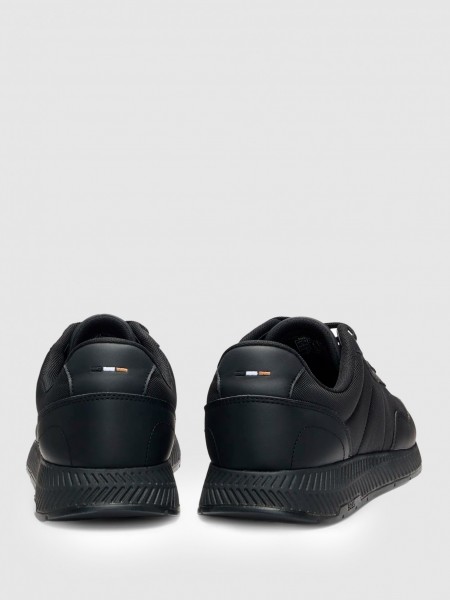 Tenis Hombre Negro Boss Orange