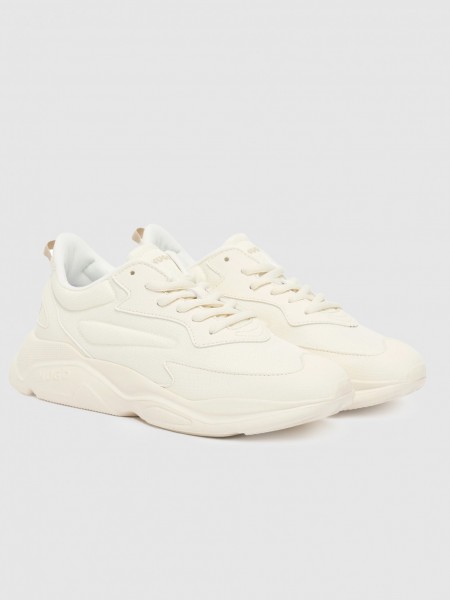 Sneakers Woman Cream Hugo Boss