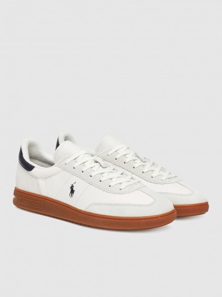 Sneakers Man White Polo Ralph Lauren Sneakers Man White Polo Ralph Lauren
