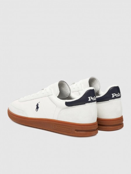 Sneakers Man White Polo Ralph Lauren Sneakers Man White Polo Ralph Lauren
