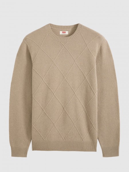 Sueter Hombre Beige Levis