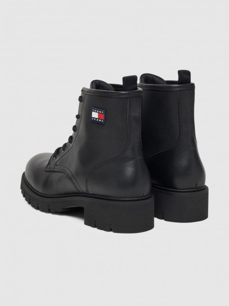 Botas Mujer Negro Tommy Jeans