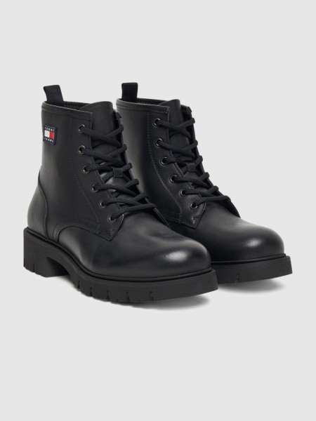 Botas Mujer Negro Tommy Jeans
