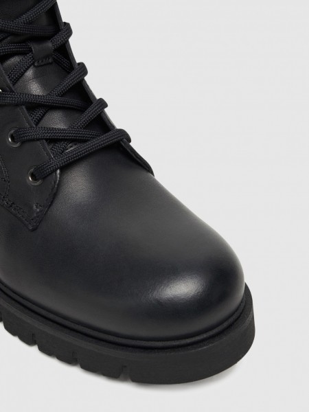 Botas Mujer Negro Tommy Jeans