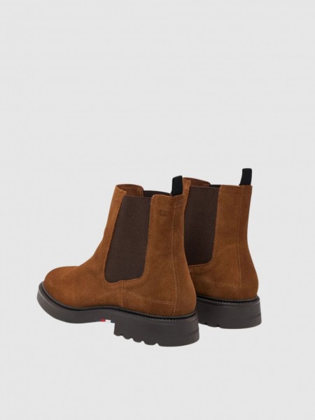 Botas Hombre Marr�n Tommy Hilfiger