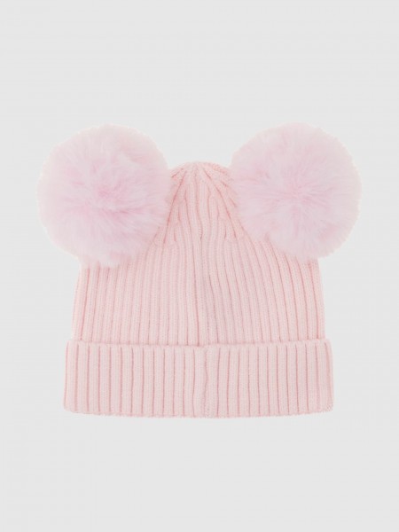 Gorro Ni�a Rosa Guess