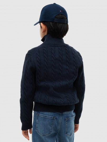 Jacket Boy Navy Blue Tommy Jeans Kids Jacket Boy Navy Blue Tommy Jeans Kids