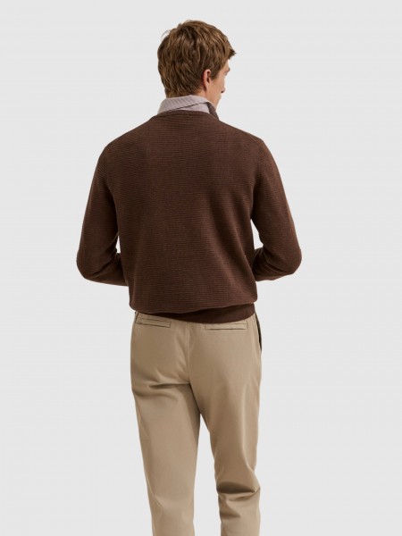 Sueter Hombre Marr�n Lion Of Porches