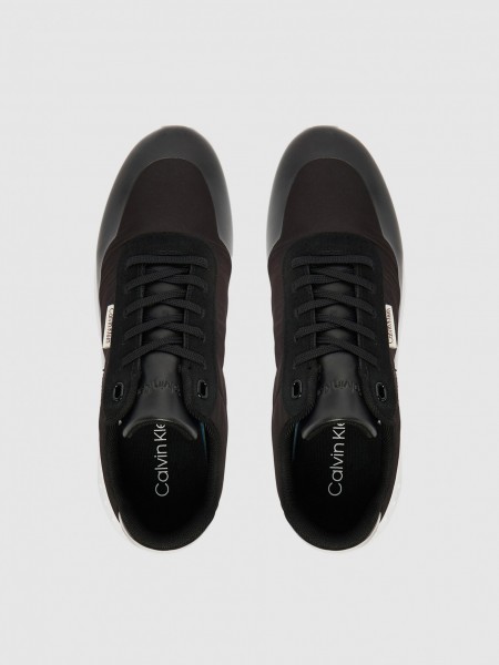Sapatilha Calvin Klein Mulher Eva Runner Lace Up Mat Mix
