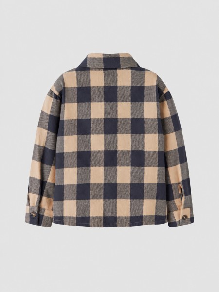 Camisa Name It Menino Nmmnoriel Ls Nreg Shirt
