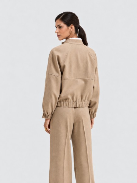 Chaqueta Mujer Beige Lion Of Porches