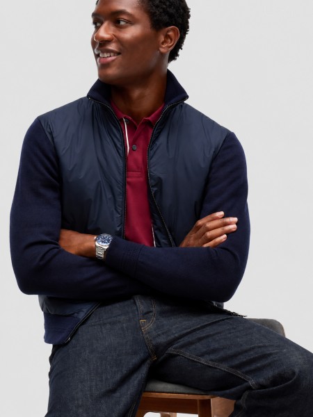 Chaqueta Hombre Azul Marino Tommy Hilfiger Chaqueta Hombre Azul Marino Tommy Hilfiger