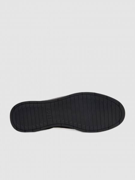 Sapatilha Boss Homem Leather Cow (10283653)