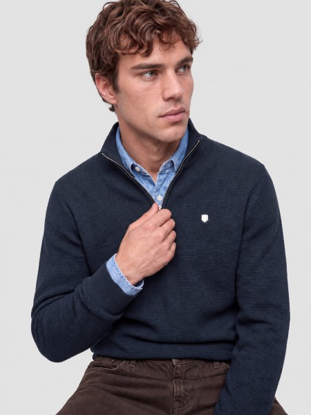 Camisola Jack & Jones Homem Jprbluryan Knit Half Zip
