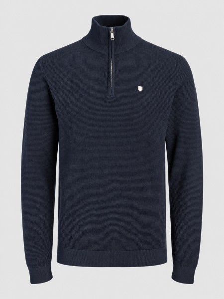 Camisola Jack & Jones Homem Jprbluryan Knit Half Zip