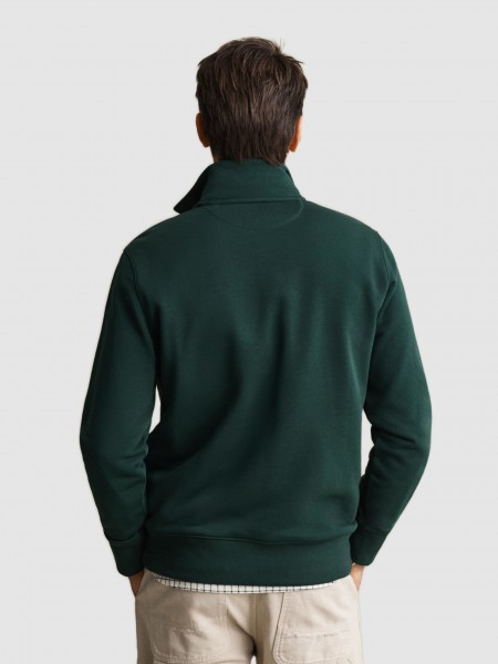 Sweatshirt Gant Homem Reg Shield Half Zip Sweat