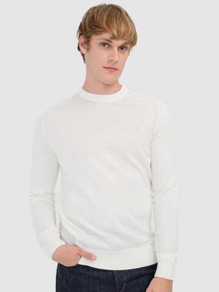 Sueter Hombre Crema Boss Sueter Hombre Crema Boss