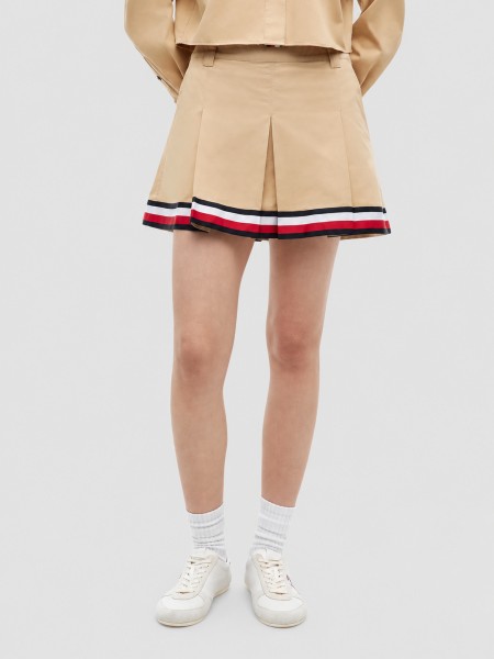 Saia Tommy Jeans  Mulher Tjw Rwb Tape Mini Skirt