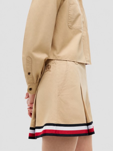 Saia Tommy Jeans  Mulher Tjw Rwb Tape Mini Skirt