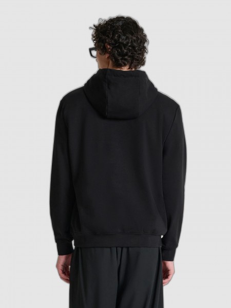 Sweatshirt Man Black Antony Morato Sweatshirt Man Black Antony Morato