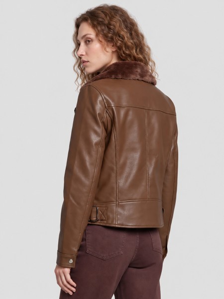 Jacket Woman Brown Vero Moda Jacket Woman Brown Vero Moda
