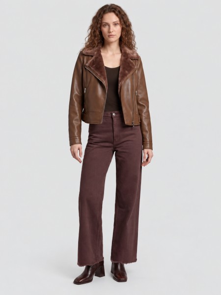Jacket Woman Brown Vero Moda Jacket Woman Brown Vero Moda