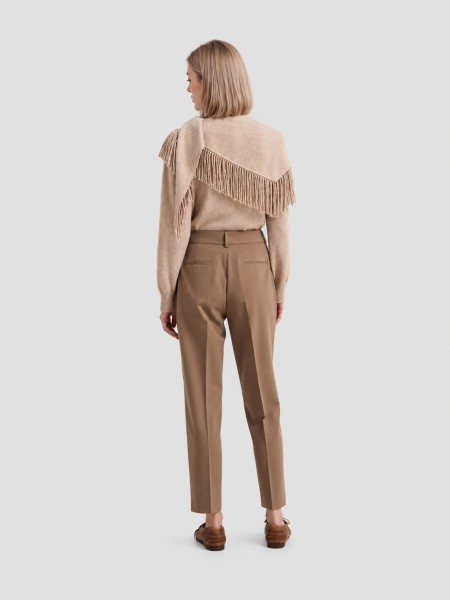 Pants Woman Beige Lion Of Porches Pants Woman Beige Lion Of Porches