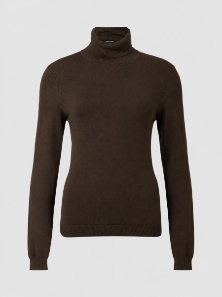 Pullover Woman Dark Brown Vero Moda
